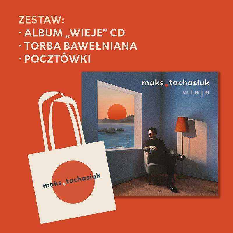 MAKS.TACHASIUK - "WIEJE" CD + DEDYKACJA + TORBA + POCZTÓWKI 0